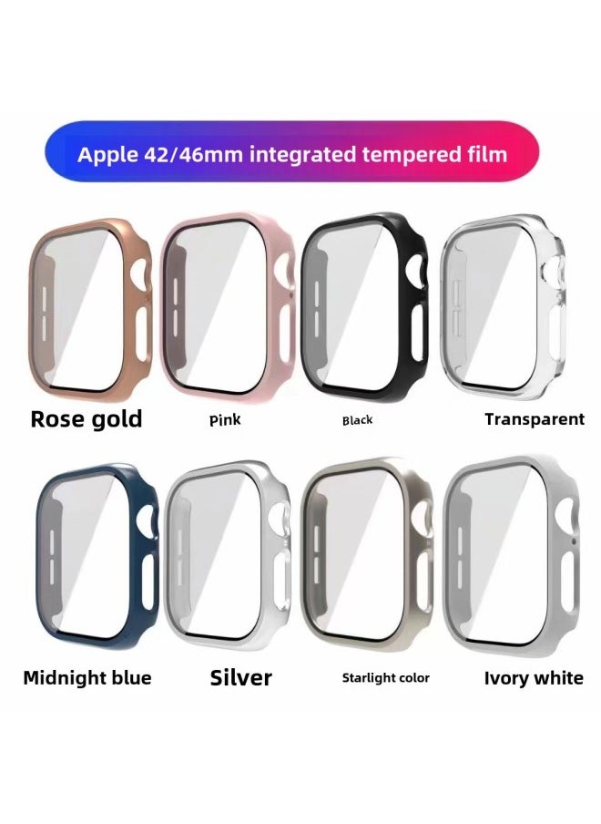 Generic - For Apple Watch10 Generation Watch Series10PC Frosted Tempered Film-Color:Ivory White-Dimensions:S10 46mm - Image 1