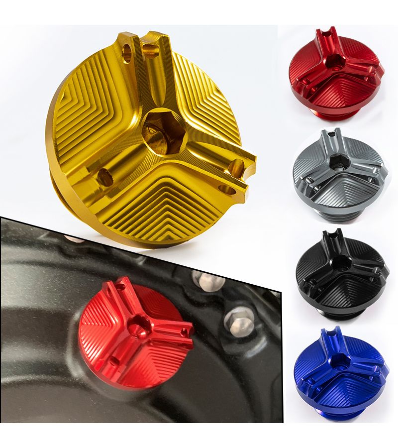 Tmax 530 500 Oil Cap Bolt Screw Cover M2 5 Red Cooling Engine Accessories For Scooter - Image 1