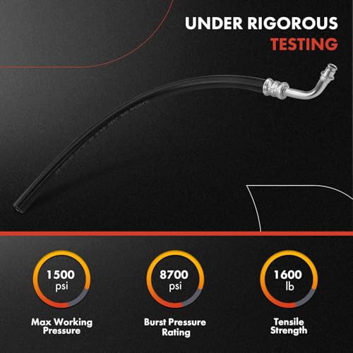 A-Premium APremium Power Steering Return Hose Line Assembly Compatible with Hummer H3 20062010 H3T 20092010 35L 37L Gear To Cooler - Image 3
