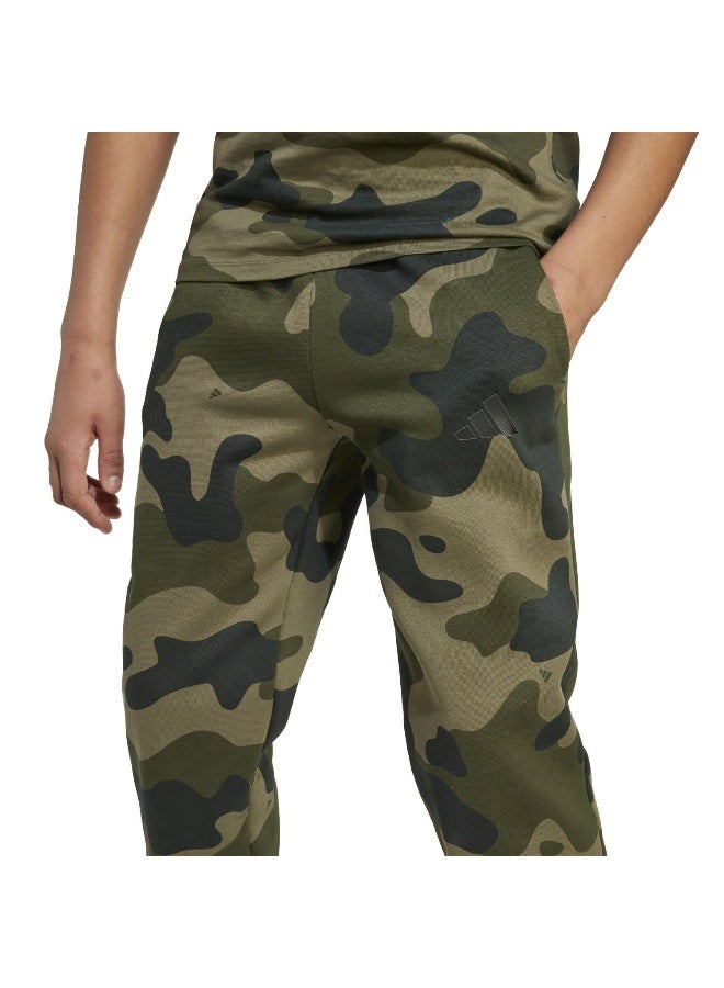 Adidas Adidas J Camo Fl Pant Green Pants (1/1) Pants For Kids - Image 5