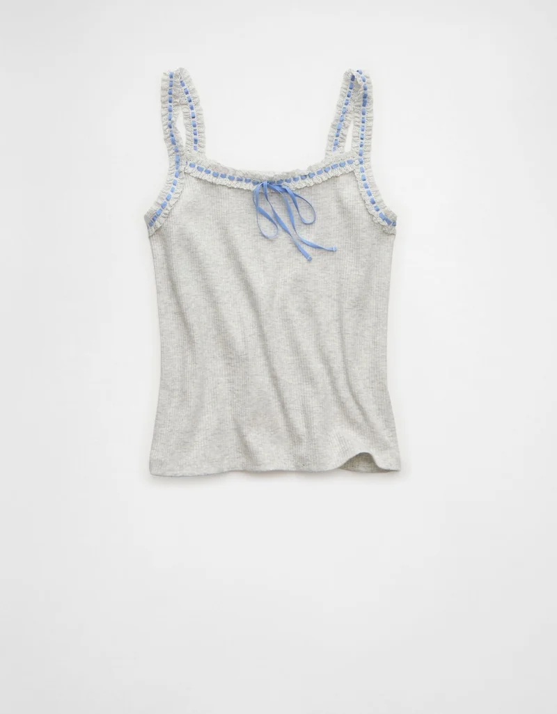 American Eagle  AE Lace Tie Cami for Women | Best Price UAE