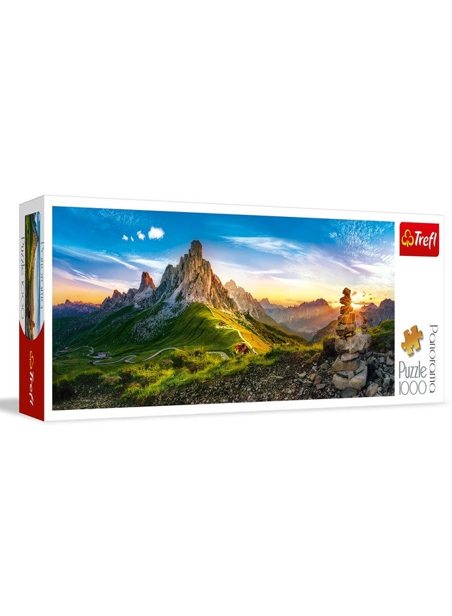 Trefl Passo Di Giau Panorama Jigsaw Dolomites Puzzle (1000 Pieces) - Image 1