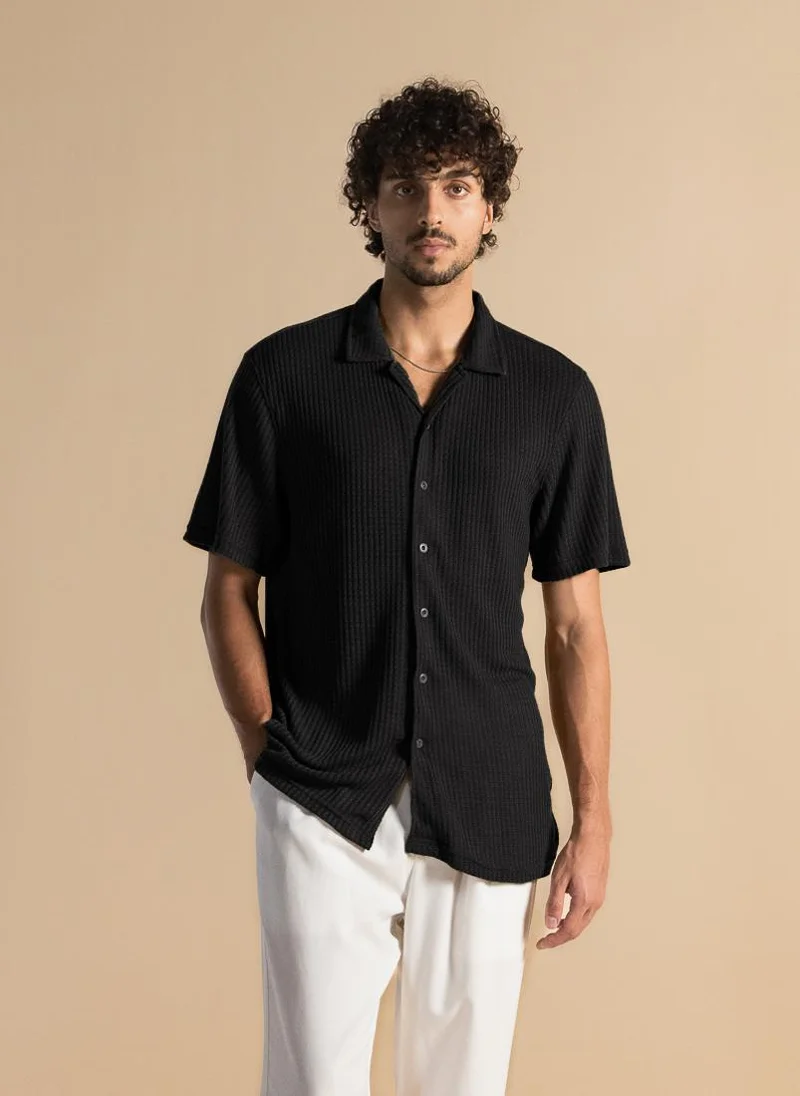 SHAPES TEXTURED COMFORT SHIRT