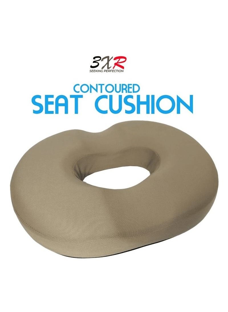 Donut Pillow Seat Cushion For Car Chair Home Office, Contoured Donut Cushion Memory Foam Pillow,1 Pcs Beige - pzsku/Z4378F7557B52E349F775Z/45/_/1685432883/3a3d8982-e964-4fbb-8715-300d15ee6c6b