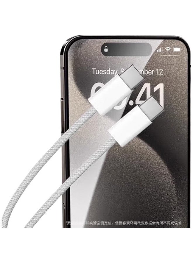 KOVOL Kewo Compatible With Apple 15/16 Charger, 20W Fast Charging Head, Braided Cable Data Line Set, Iphone 15 Pro Max/15 Pro Dual Type-C Tablet, Ipad Pro/Mini 6 - Image 3