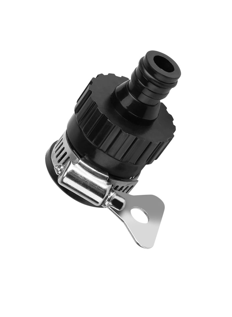 SUNSAR 4 pcs 16 mm Universal Tap Connector Adapter Hose Pipe Quick Joint Water Hose Pipe Tap Faucet Connector Adapter Connect Garden Lawn Water Tube Washing Machine Faucet Kitchen Cars Cleaning Use - Image 4