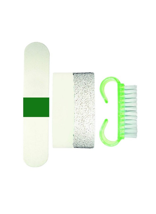 Panache Manicure Tools, Pack Of 3 (Green)  - Image 2