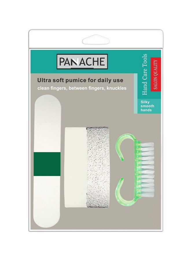 Panache Manicure Tools, Pack Of 3 (Green)  - Image 1