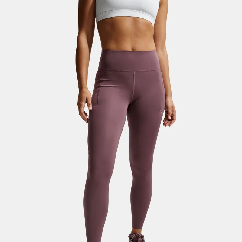 Nike Purple Women's Swift Dri-FIT High-Waisted 7/8 Running Leggings for Women | Best Price UAE
