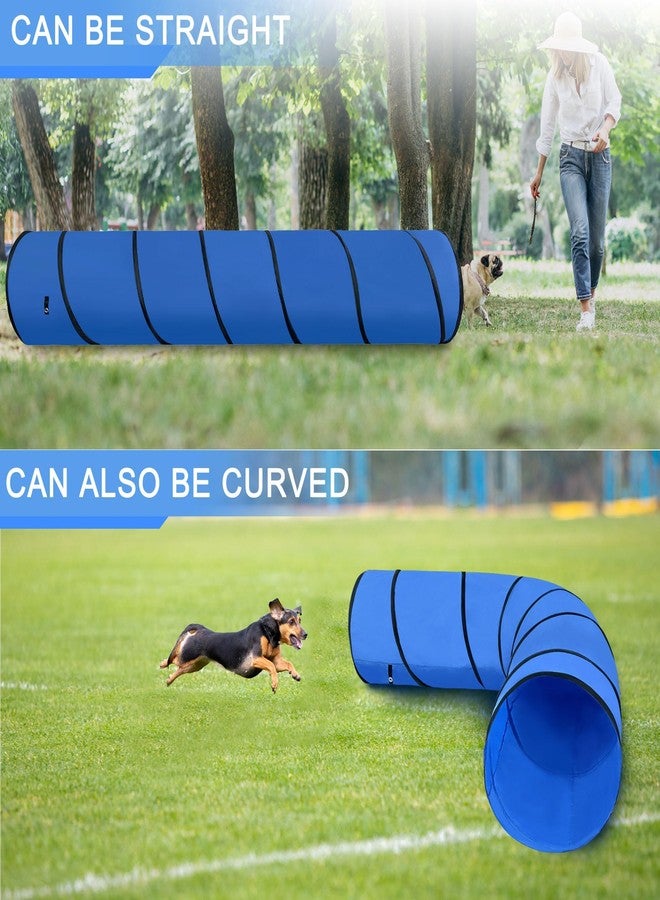GeerDuo Dog Agility Tunnel, Dog Agility Equipment, Dog Agility Training with Carry Bag (Blue) - Image 3