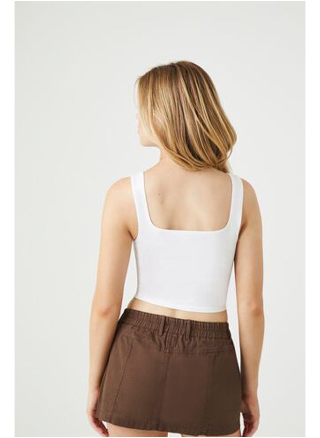 FOREVER 21 - Organically Grown Cotton Cropped Tank Top - Image 1