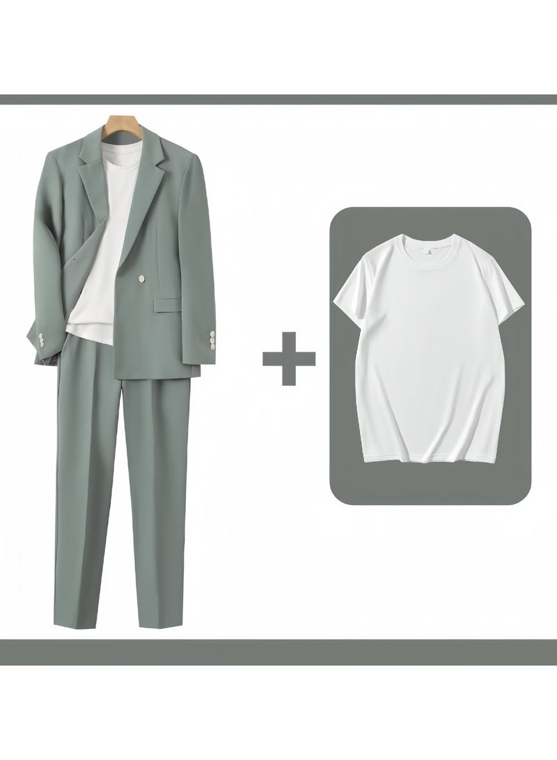 KUYING New Men's Casual Suit Set  - Image 1