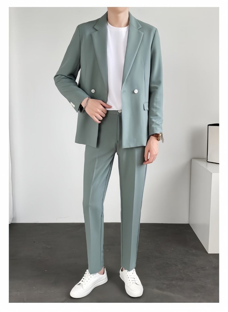 KUYING New Men's Casual Suit Set  - Image 2