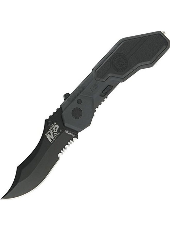 Smith & Wesson SWMP1BS Magic A/O Folder Knife, High Carbon Stainless Steel, Aluminum - Image 1