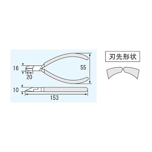 ENGINEER NK-26 153mm Diagonal nippers, cutting pliers, Made in Japan - Image 2