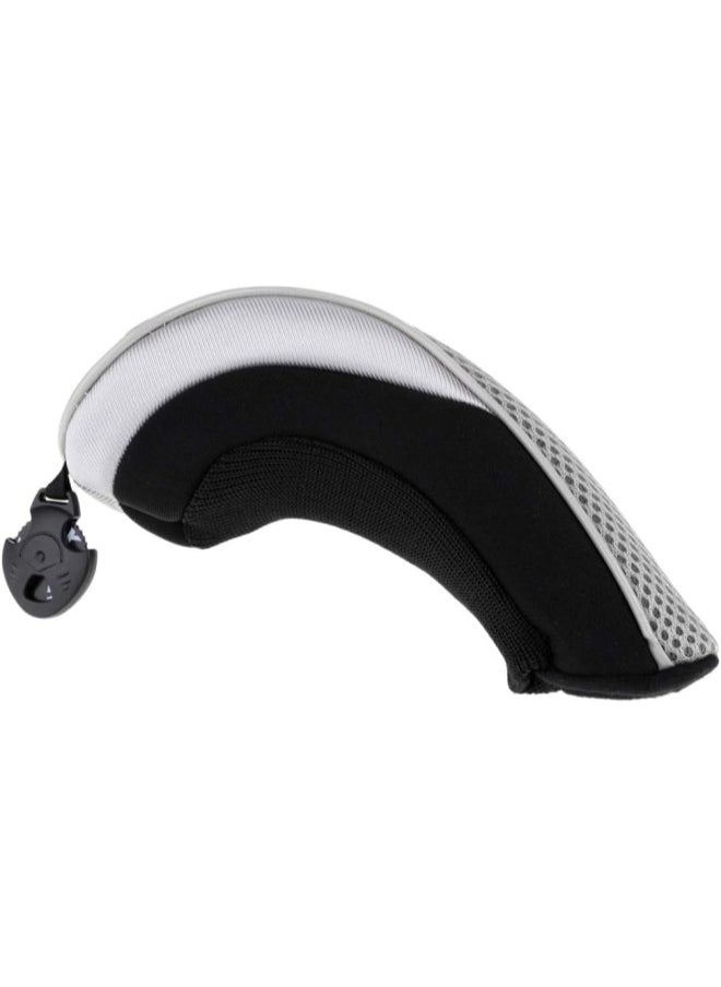 silvercnc Universal Golf Hybrid UT Club Head Cover Golf Putter Head Headcover Adjustable with Number Tag 2, 3, 4, 5, 7, X - Choice from Multi Colors  - Image 2