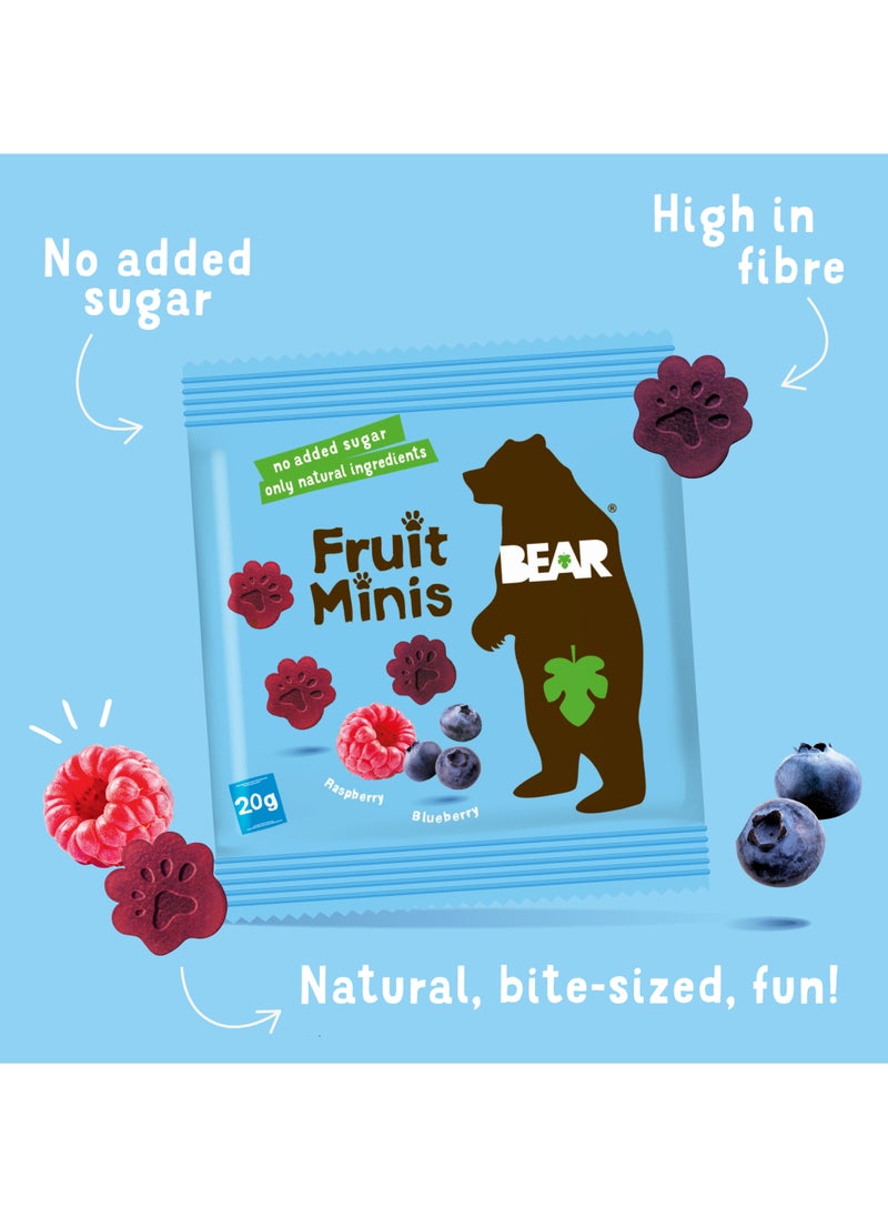 Bear Fruit Minis Blueberry And Raspberry 5 x 20g  - Image 5