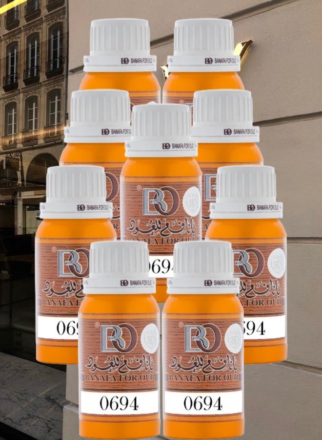 Banafa 9 Pieces Perfume Oil No.0694 100grams - Image 1