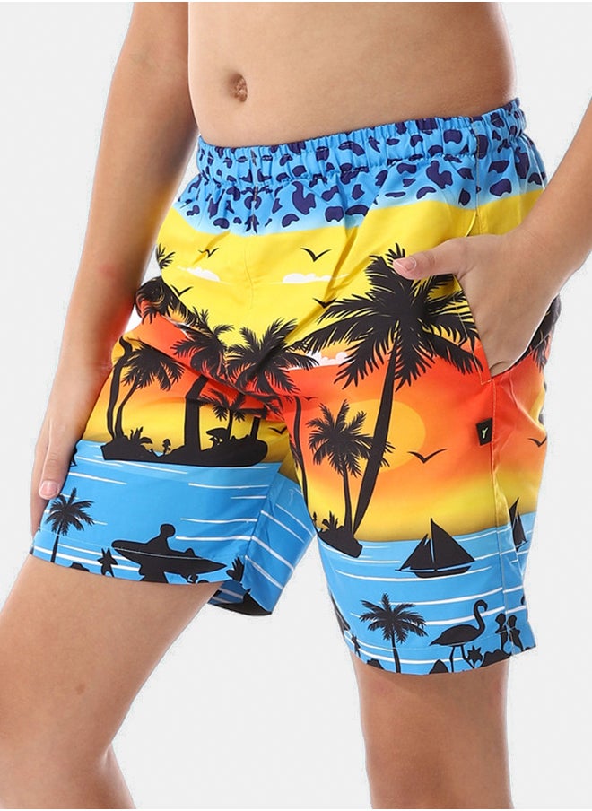 DIADORA Boys Printed Swimming Short  - Image 2