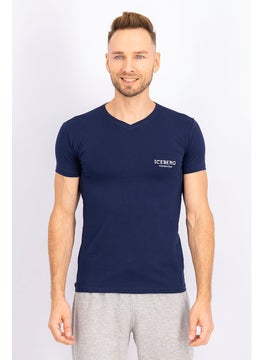 Men V-neck Short Sleeve T-shirt, Navy - pzsku/Z4379A1D1FD81DF0E5641Z/45/_/1726109332/855ee58d-94ea-4721-8916-464e76e101c0