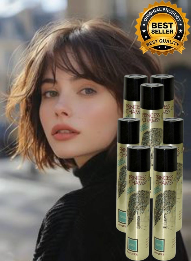 PRINCESS CHAMSY 7 Pieces Normal Strength Hair Spray 90ML - Image 1