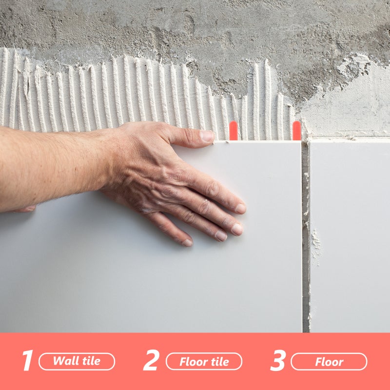 Tile Spacers Leveling System for Easy Installation and Reusable Wedges - Image 4