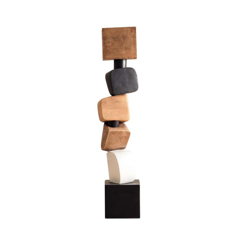 Pan Home Organic Modern Tall Sculpture - Natural - Image 4