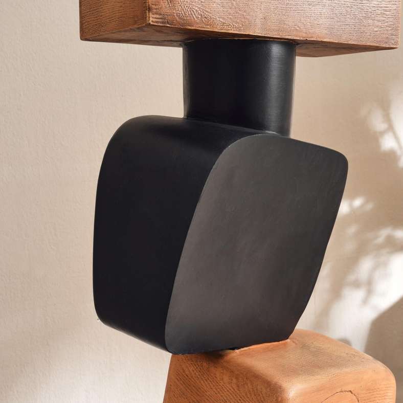 Pan Home Organic Modern Tall Sculpture - Natural - Image 3