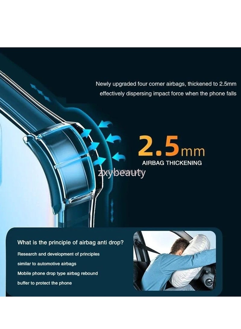 Techie جراب خلفي شفاف وواقي لهاتف Oppo Reno 11 5G مصنوع من مادة TPU مع حماية لعدسة الكاميرا - Image 5