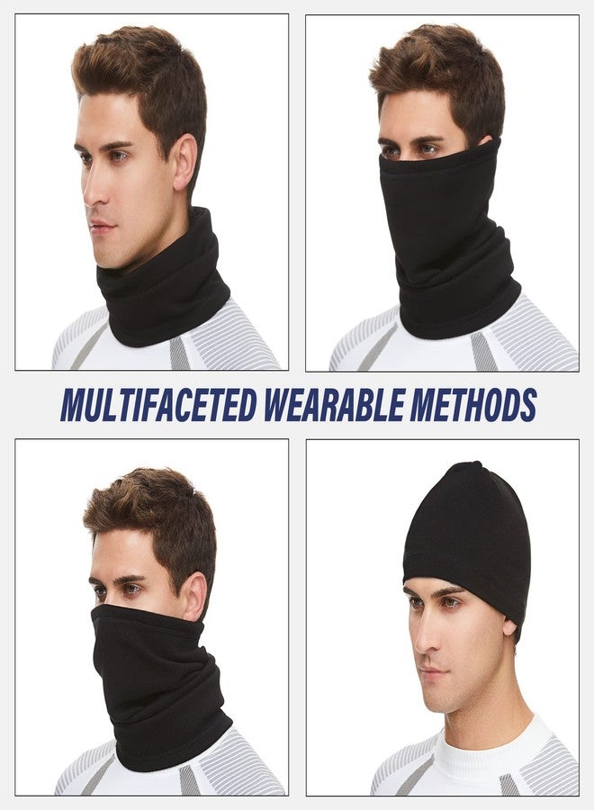 SUNMECI Neck Gaiter Warmer Ski Scarf Windproof Mask - Thick Fleece Neck Warmer Cold Weather Face Mask - Image 5