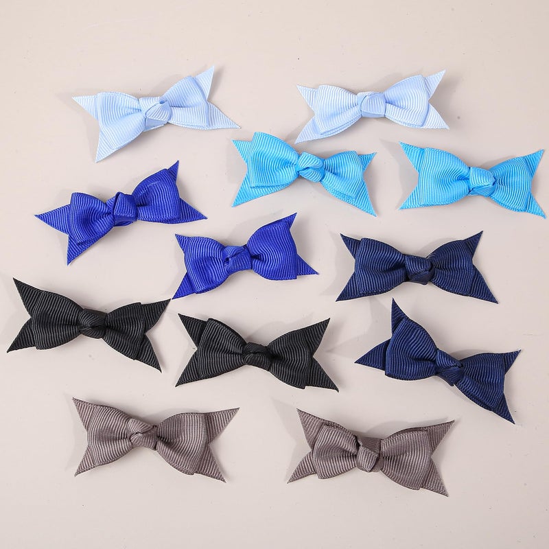 XIMA Mini Hair Bows Clip for Baby Girls27inch 30colors Grosgrain Ribbon Kont Bows Toddler Hair Accessories with Alligator Clips for Toddlers Baby Girls Kids Teens in Pairs Pack of 60 - Image 5