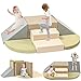 Erament 6Piece Toddler Climbing Toys Indoor Foam Climbing Toys for Toddlers Soft Play Baby Climbing Blocks for Crawling and Sliding Safe Climbing Play Set Indoor Gym Equipment for Toddler13 Infant Baby - Image 3