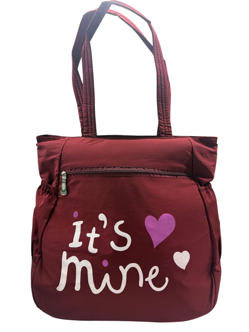 Yatee stylish Tote Bag for Women & Girls – Women Tote Shoulder Handbag, Waterproof Travel Bag, College & Office Laptop Tote, Lightweight Shopping & Beach Bag - Image 1