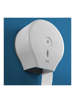 NIBEMINENT Wall Mounted Paper Towel Dispenser White 28 x 13 27cm  - Image 2