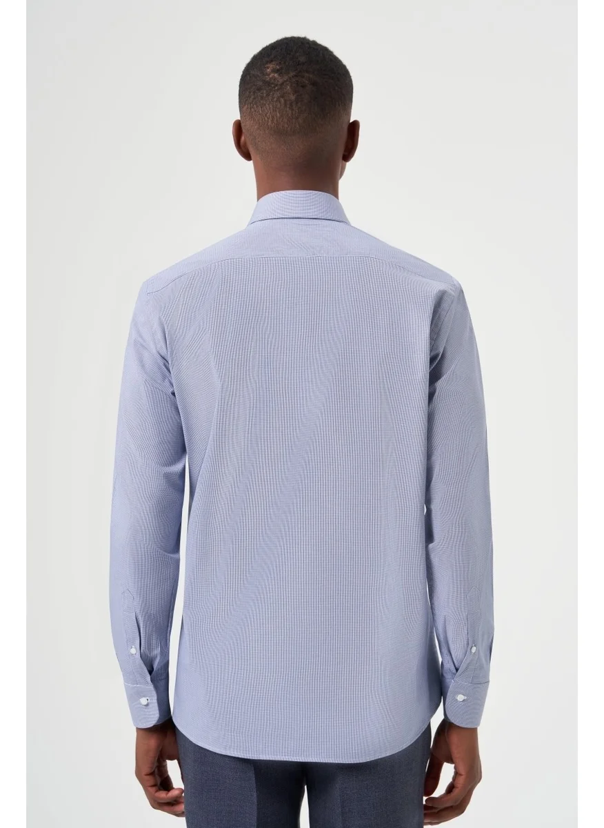 Bisse Men's Regular Fit Classic Shirt Navy GM23K232031_D39