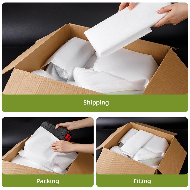 EPHECH 50PCS Foam Pouches 16x24Inch, Cushion Foam Wrap Pouches for Moving and Packing, Double PO Films Foam Wrap Pouches for Protect Large Dish, Book, Photo Frame, Canvas Artwork and Fragile Items - Image 5