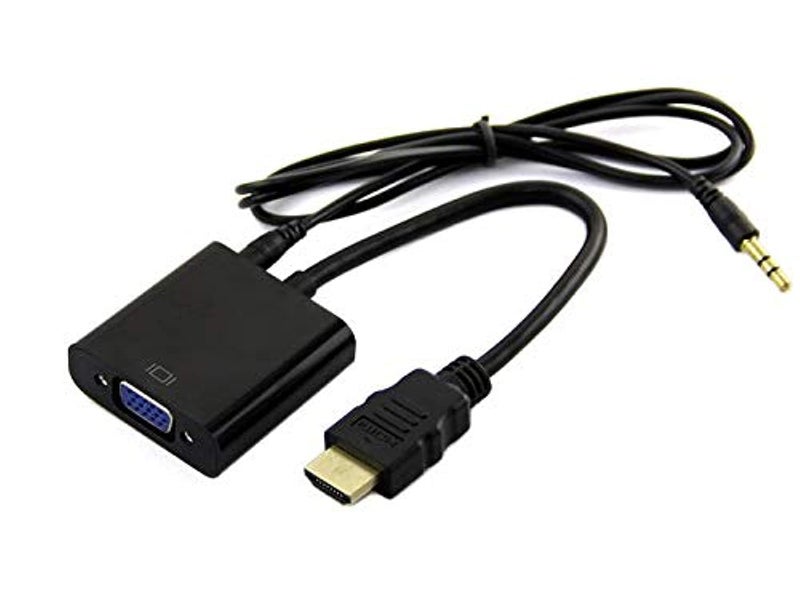 HDMI to VGA adapter with audio cable - Image 1