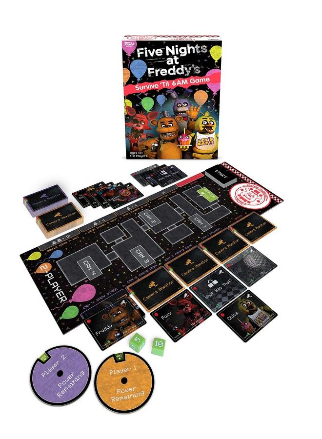 Funko Five Nights At Freddy'S Survive 'Til 6Am Game 2 Players  - Image 4