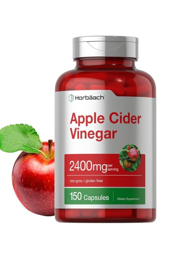 Horbaach - Apple Cider Vinegar 2400mg per saving 150 Count - Image 1