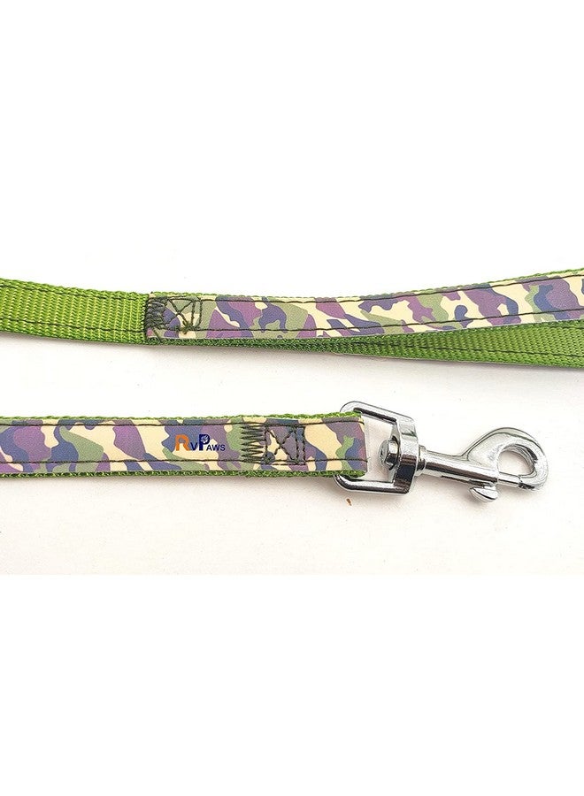 Puppy Nylon Soft Reflective Harness And Leash Set | Adjustable Breathable Long Harness | Color-Full Printed Ribbon Stitched Harness And Leash For Puppy, Small Dogs & Cats 20Mm (Color May Vary) - Image 5