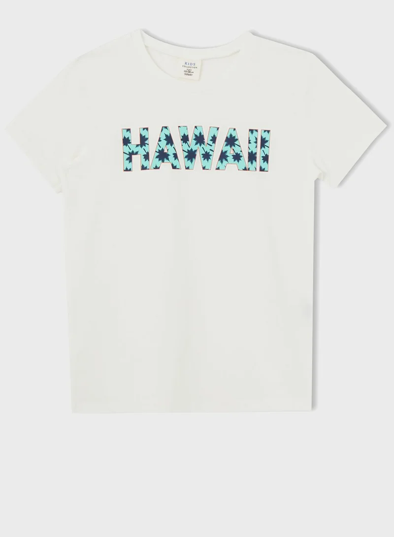 DeFacto Kids Hawaii Pyjama Set