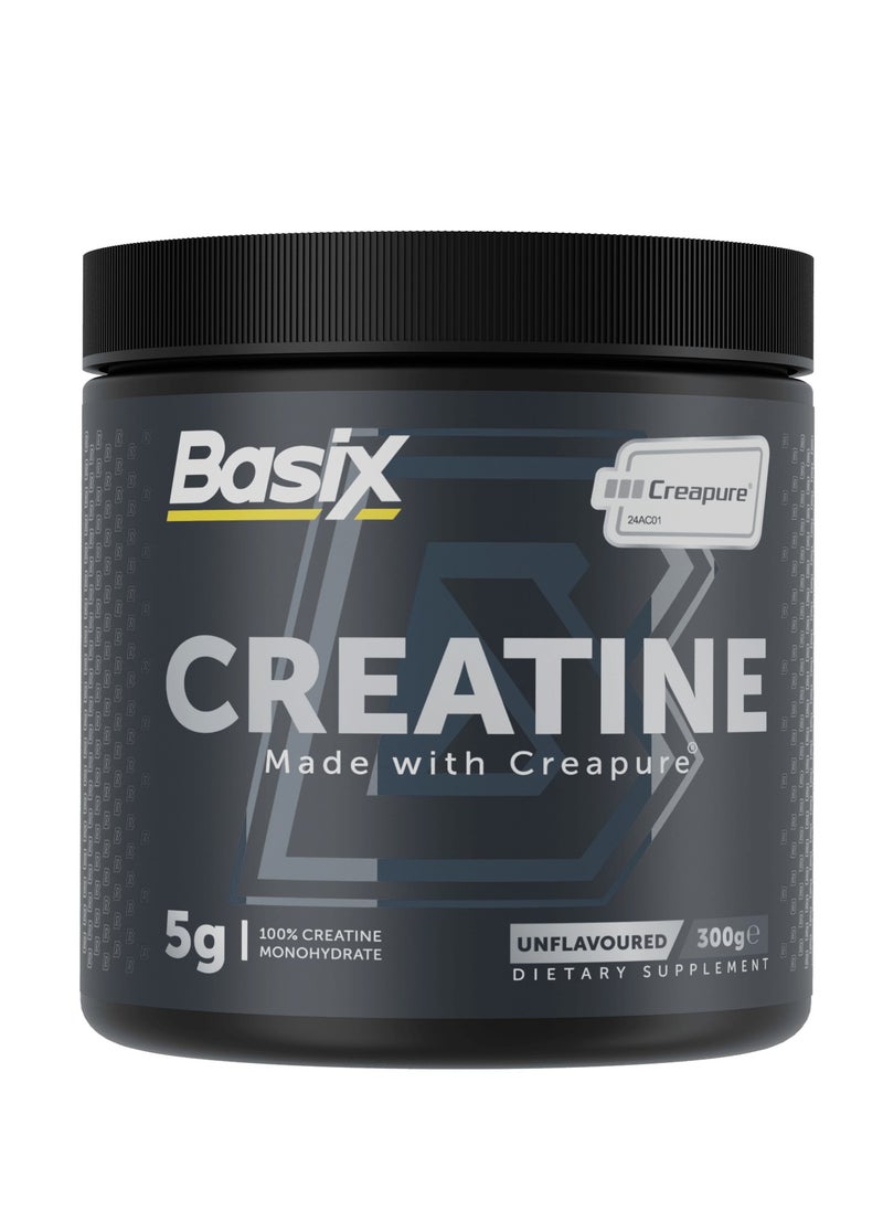 Basix - Pure Creatine Creapure - Unflavoured - (300g) - Image 1