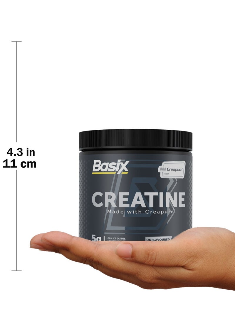 Basix - Pure Creatine Creapure - Unflavoured - (300g) - Image 1