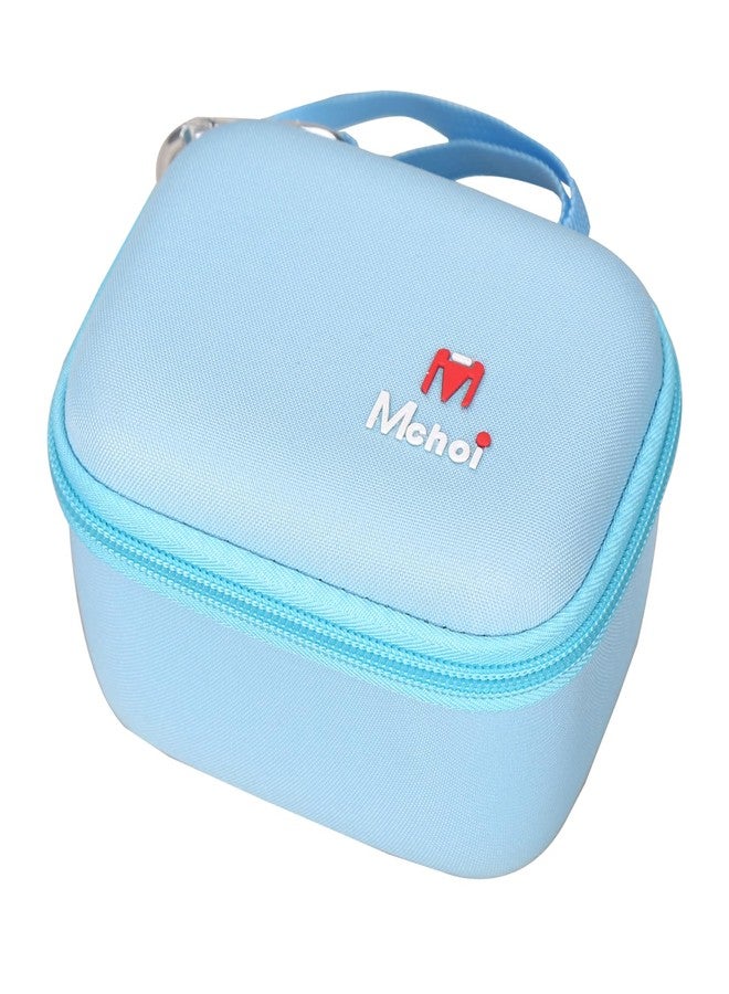 مشوي جراب Mchoi الصلب مناسب لطابعة الملصقات Phomemo P12/P12 Pro وأشرطة الملصقات، جراب واقٍ مقاوم للماء والصدمات لطابعة الملصقات المحمولة باليد (أزرق) - Image 4