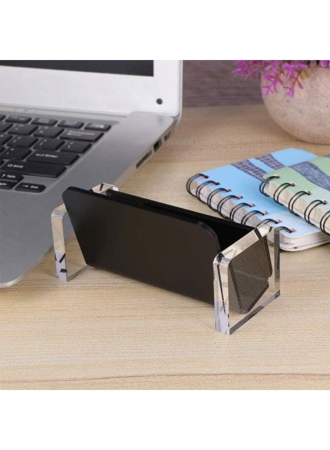 TPGP Acrylic Plastic Business Card Holder, Desk Dispenser For Display Rack Card Organizer, Clear - Image 3