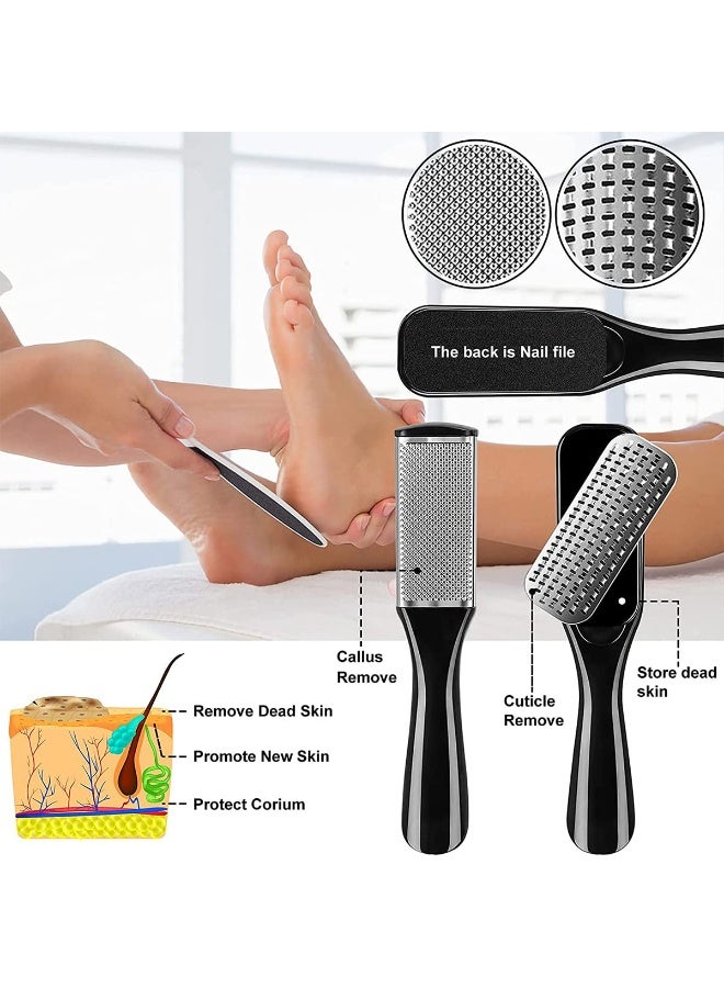 10 في 1 القدم إصلاح مجموعة, القدم إصلاح أداة سبا مجموعة, الفولاذ المقاوم للصدأ القدم الرعاية مجموعة, القدم قشرة القدم إصلاح مجموعة, القدم ملف مجموعة, القدم إزالة Callum جهاز (أسود) - Image 3