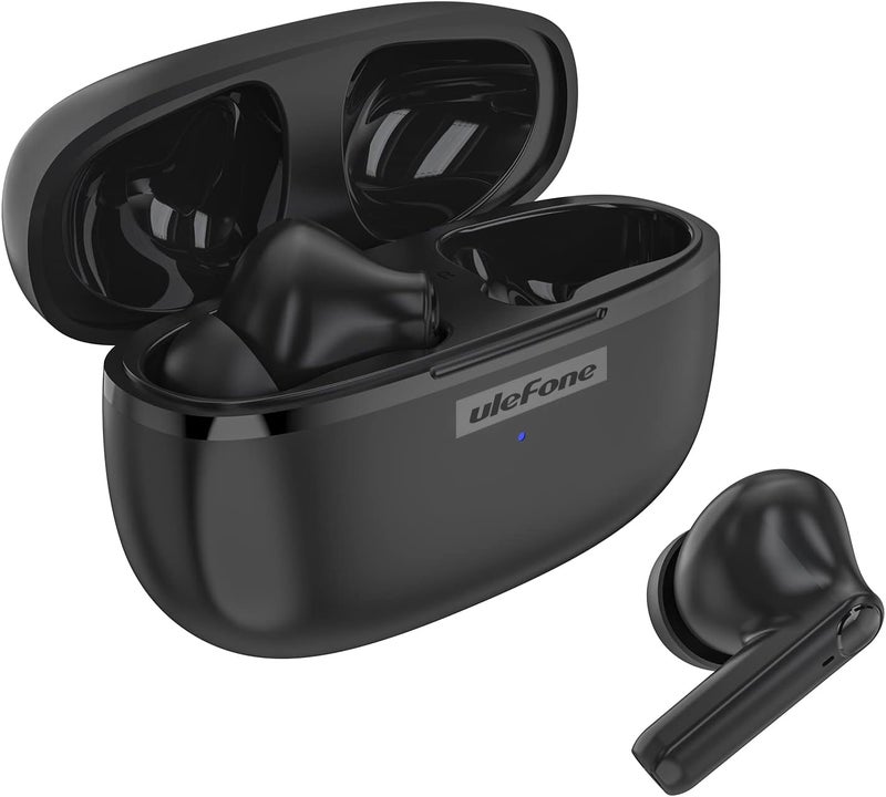 Ulefone Wireless Earbuds, Bluetooth Headphones in Ear Microphone, Bluetooth 5.1, Type-C Charging, Touch Control, LED Display, for iPhone/Android/IOS, Black - Image 2