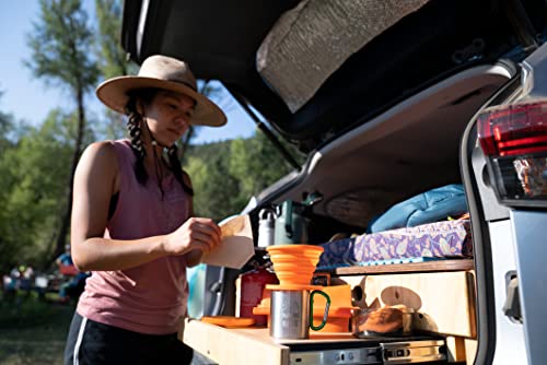 ust Collapsible Flexware Coffee Drip with Strong, Flexible, Compact, BPA Free Design and Lid Seal for Hiking, Backpacking, Camping and Outdoor Survival, Orange, One Size (20-CKT0019-09) - Image 5