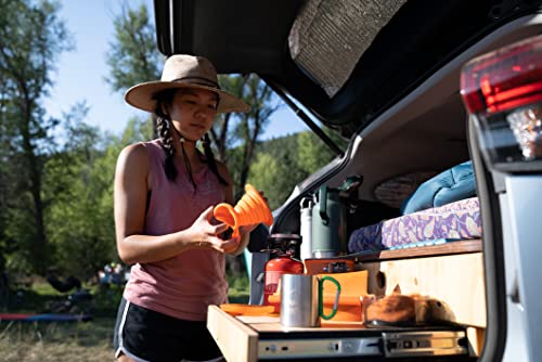 ust Collapsible Flexware Coffee Drip with Strong, Flexible, Compact, BPA Free Design and Lid Seal for Hiking, Backpacking, Camping and Outdoor Survival, Orange, One Size (20-CKT0019-09) - Image 4