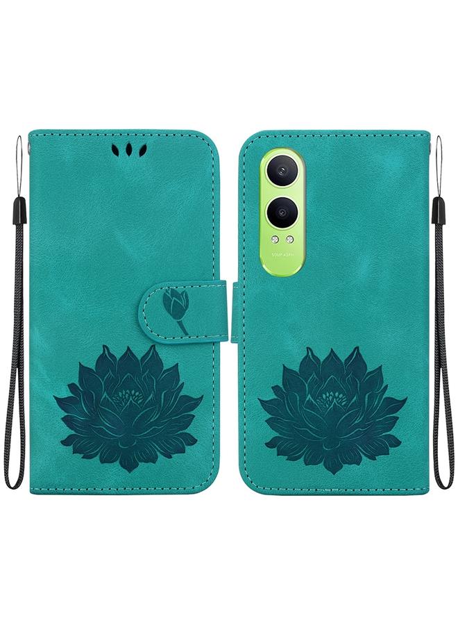 erorex Case For OPPO K12x Lotus Embossed Leather Phone Case  - Image 1